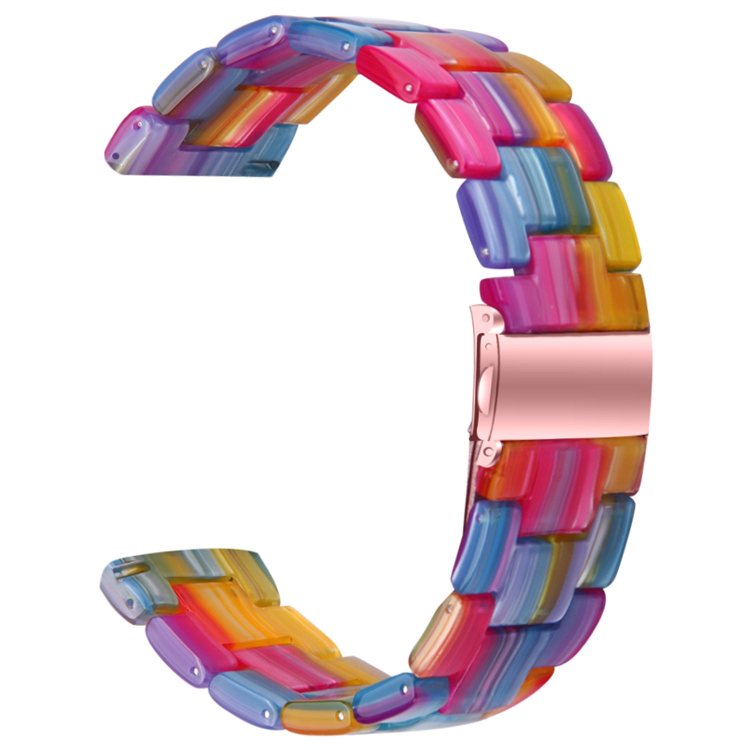 For Nokia Withings Steel HR 40mm Watch Strap 20mm Waterproof Resin Acrylic Bracelet Band - Style A For Nokia Withings Steel HR 40mm Watch Strap 20mm Waterproof Resin Acrylic Bracelet Band - Style A